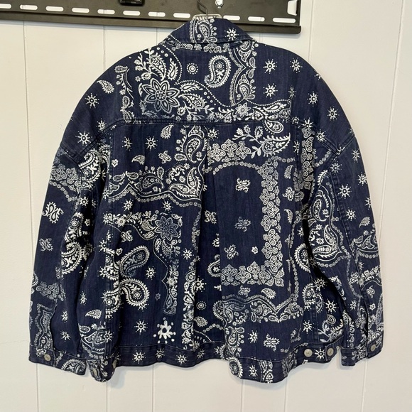 Free People We The Free Opal Swing Printed Jacket - Picture 7 of 8